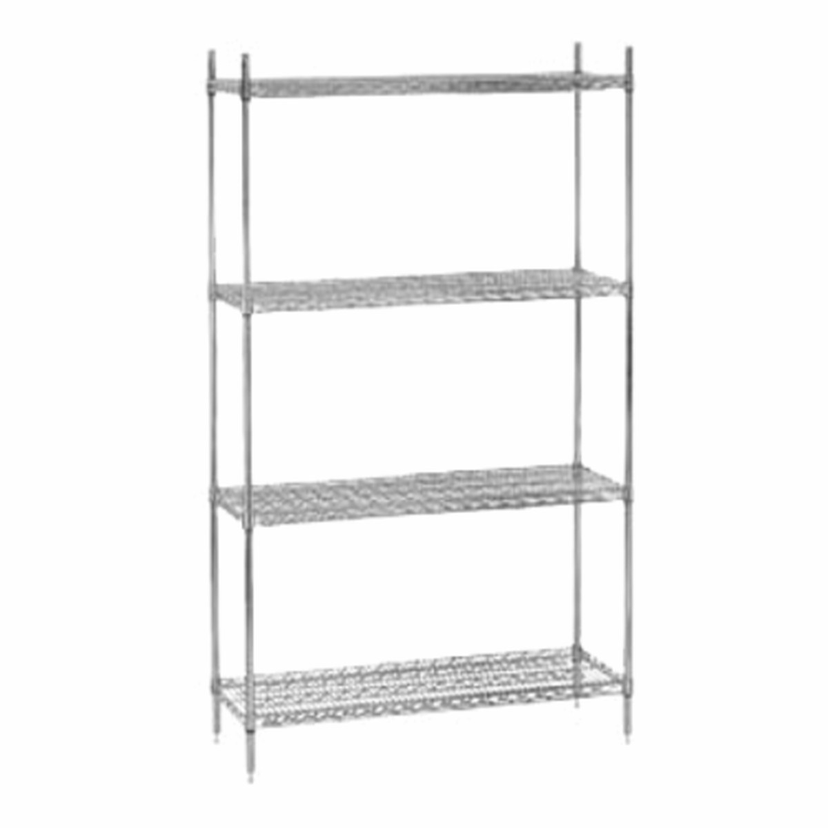 ECC-1460 | 60′ | Shelving Unit, Wire