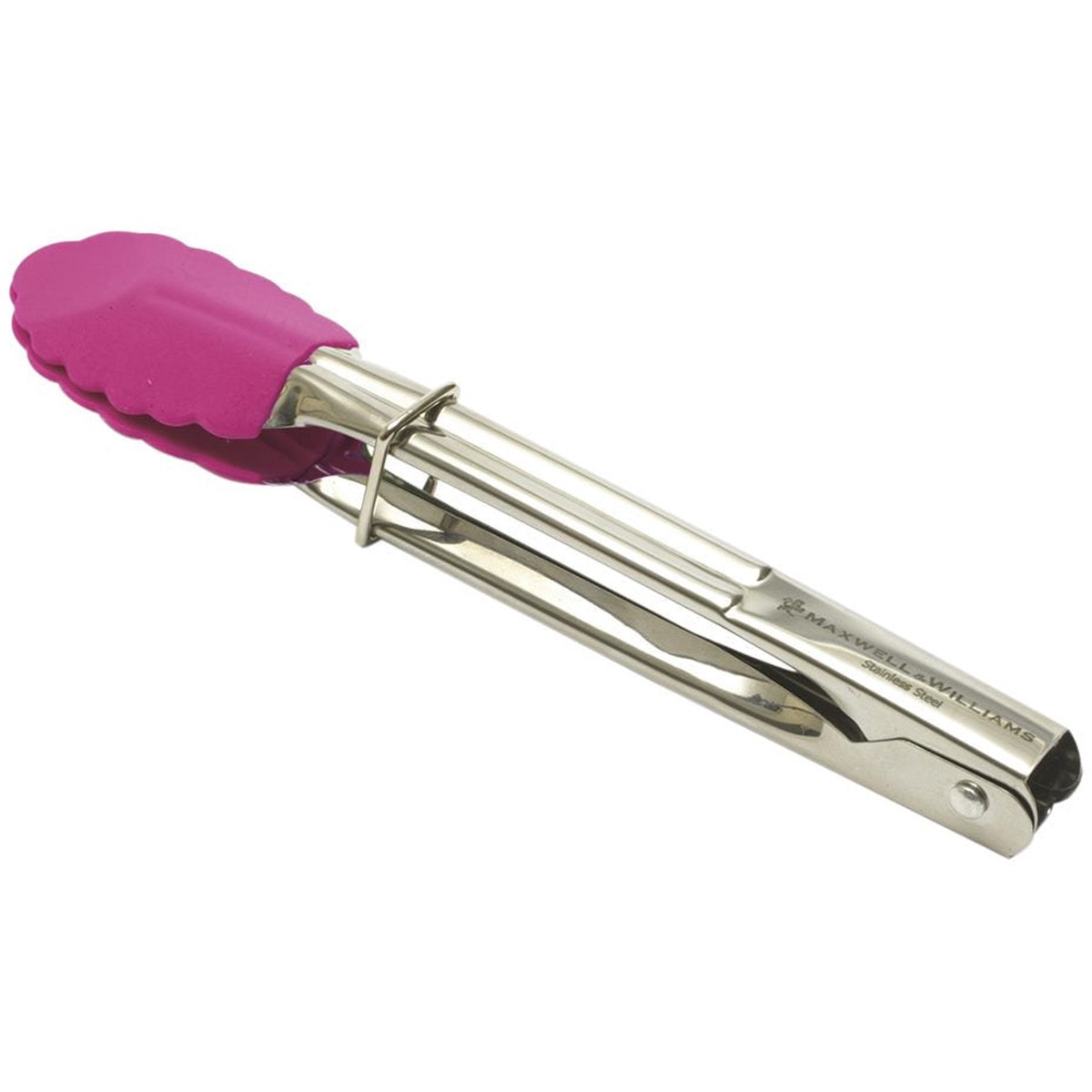 Grabbers Mini Tongs 18cm Silicone Pink
