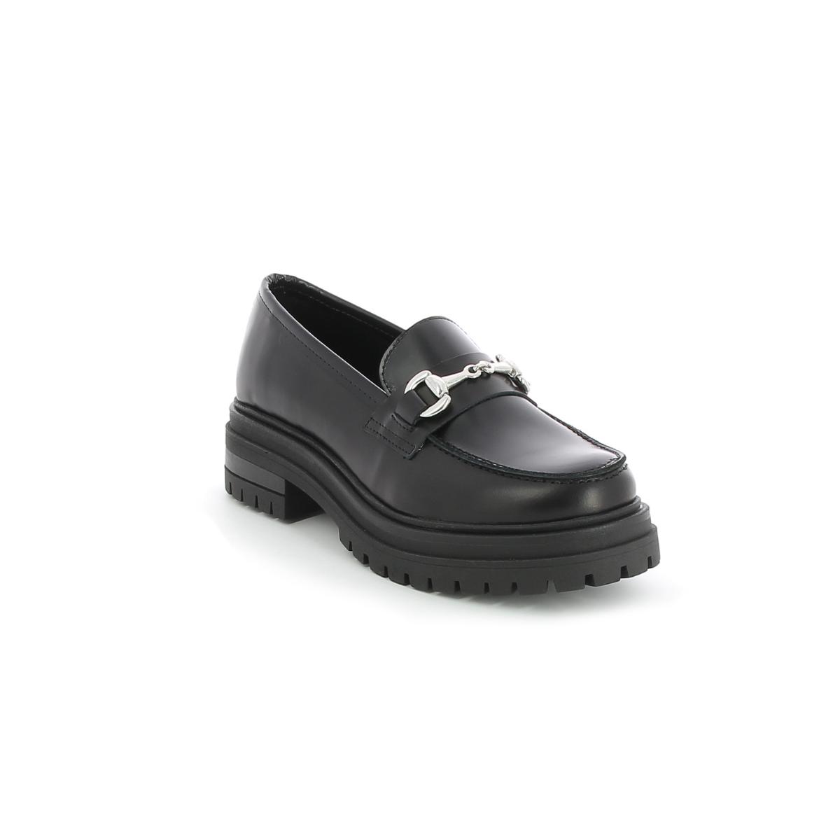 Mocassins en cuir Givre Noir