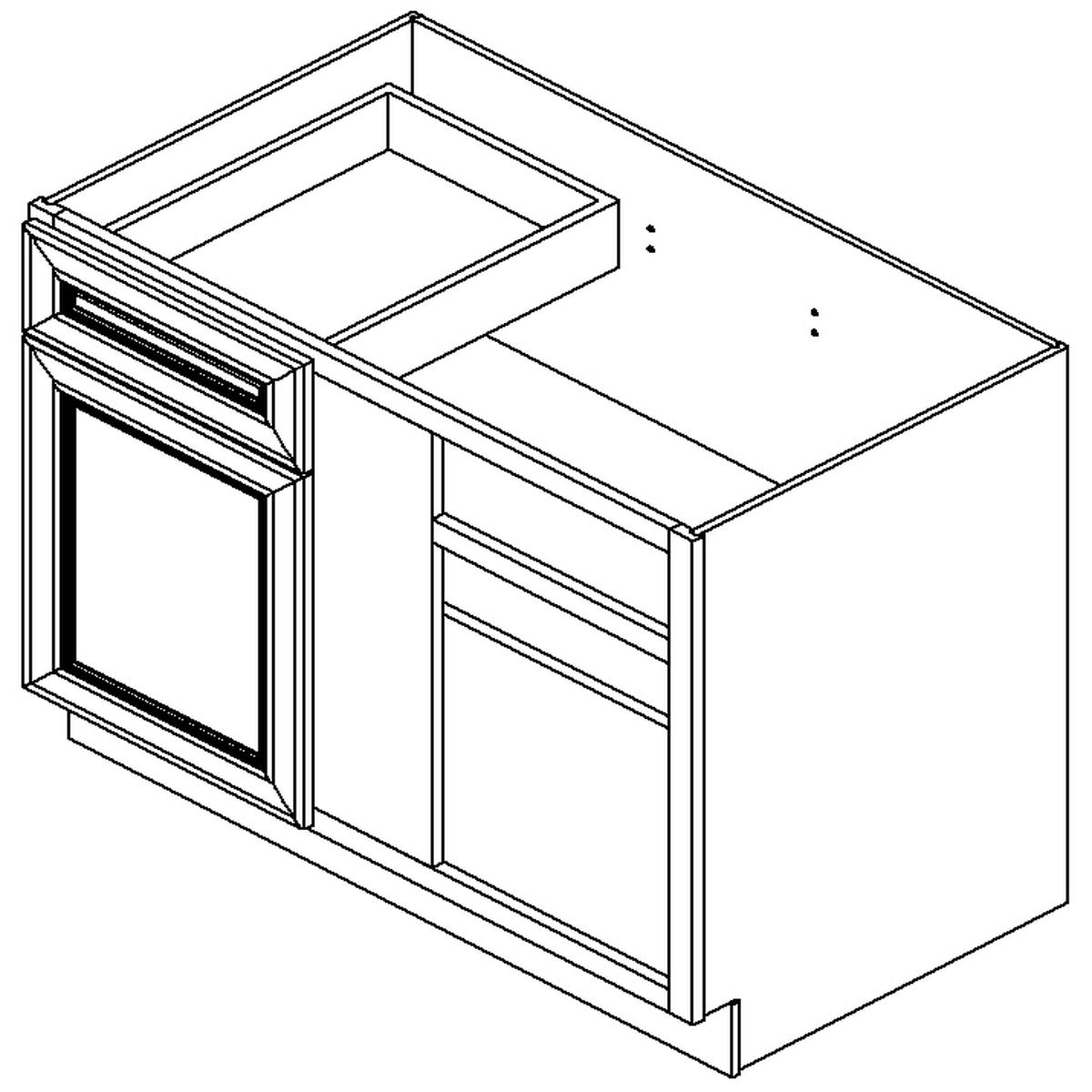 Newport 42″ Blind Corner Base Unit