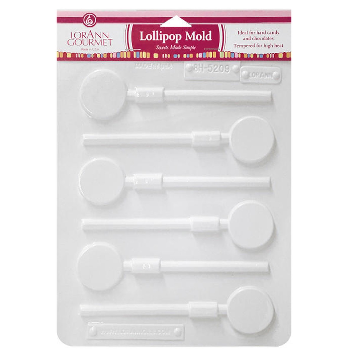 Round Lollipop Sheet Mold – Small
