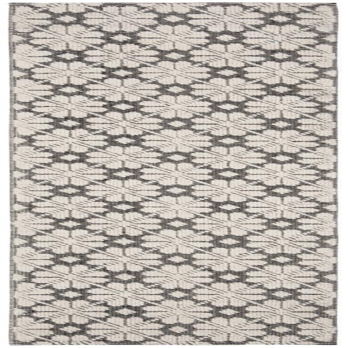 Safavieh Vermont Cornwall 2 x 8 Ivory/Black Indoor Floral/Botanical Handcrafted Wool Runner