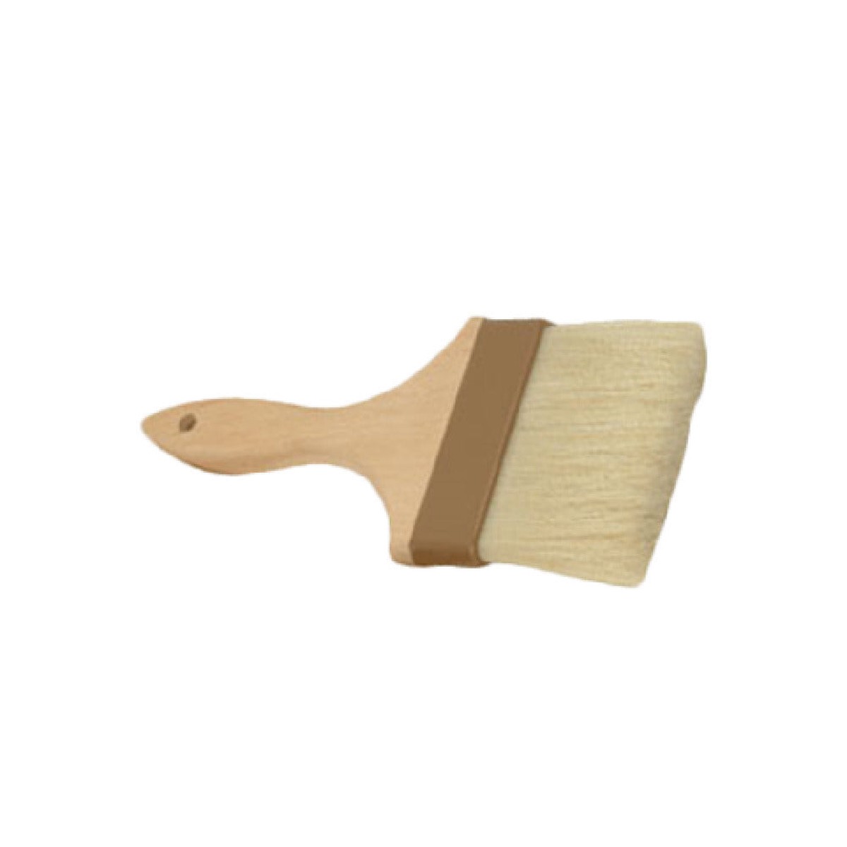 Thunder Group WDPB005 4 Inch Boar Bristles Pastry Brush Wood Handle