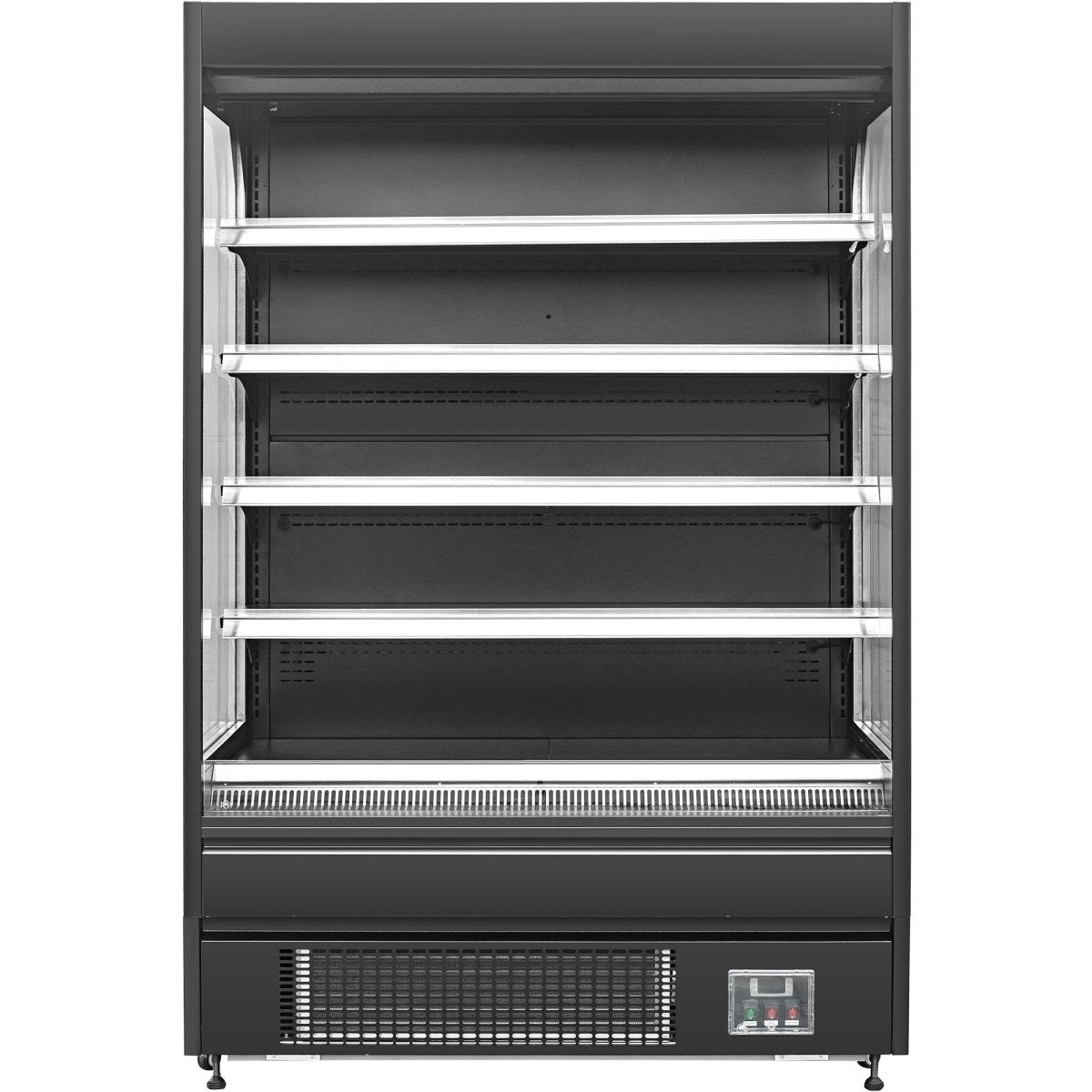 Wall Cabinet Multi Deck Refrigerator Night Curtain Black 1525x800x2000mm | Kmdp1580 E