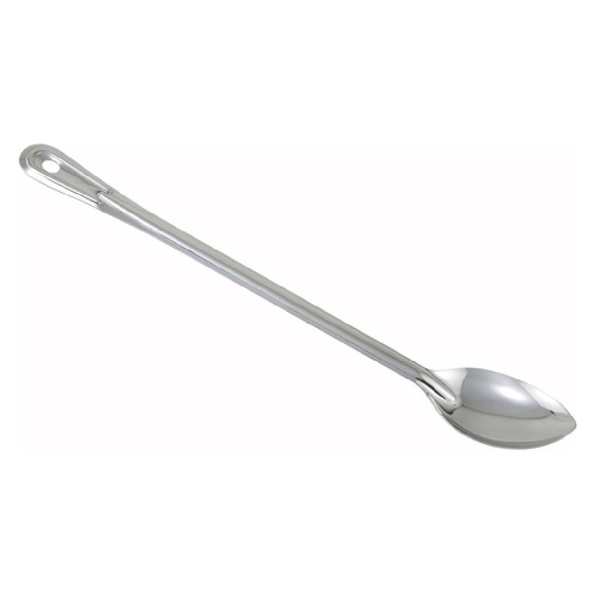 Winco BSON-21 21 Inch Long Basting Spoon Solid Stainless Steel with Descriptors