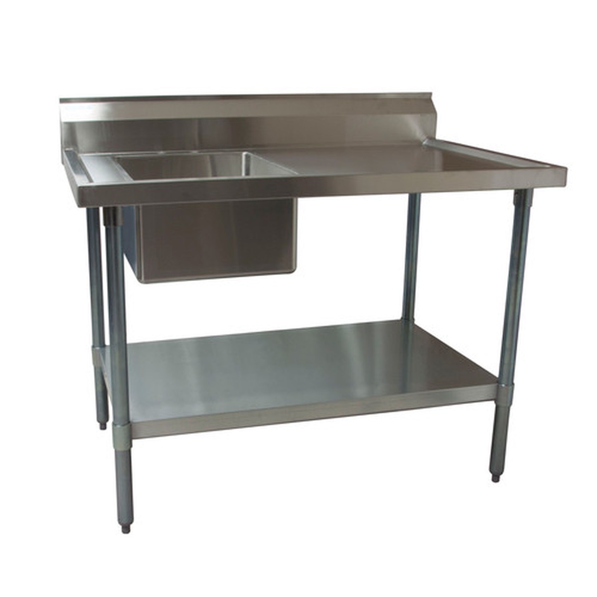 BKMPT-3048G-L | 48′ | Work Table, with Prep Sink(s)
