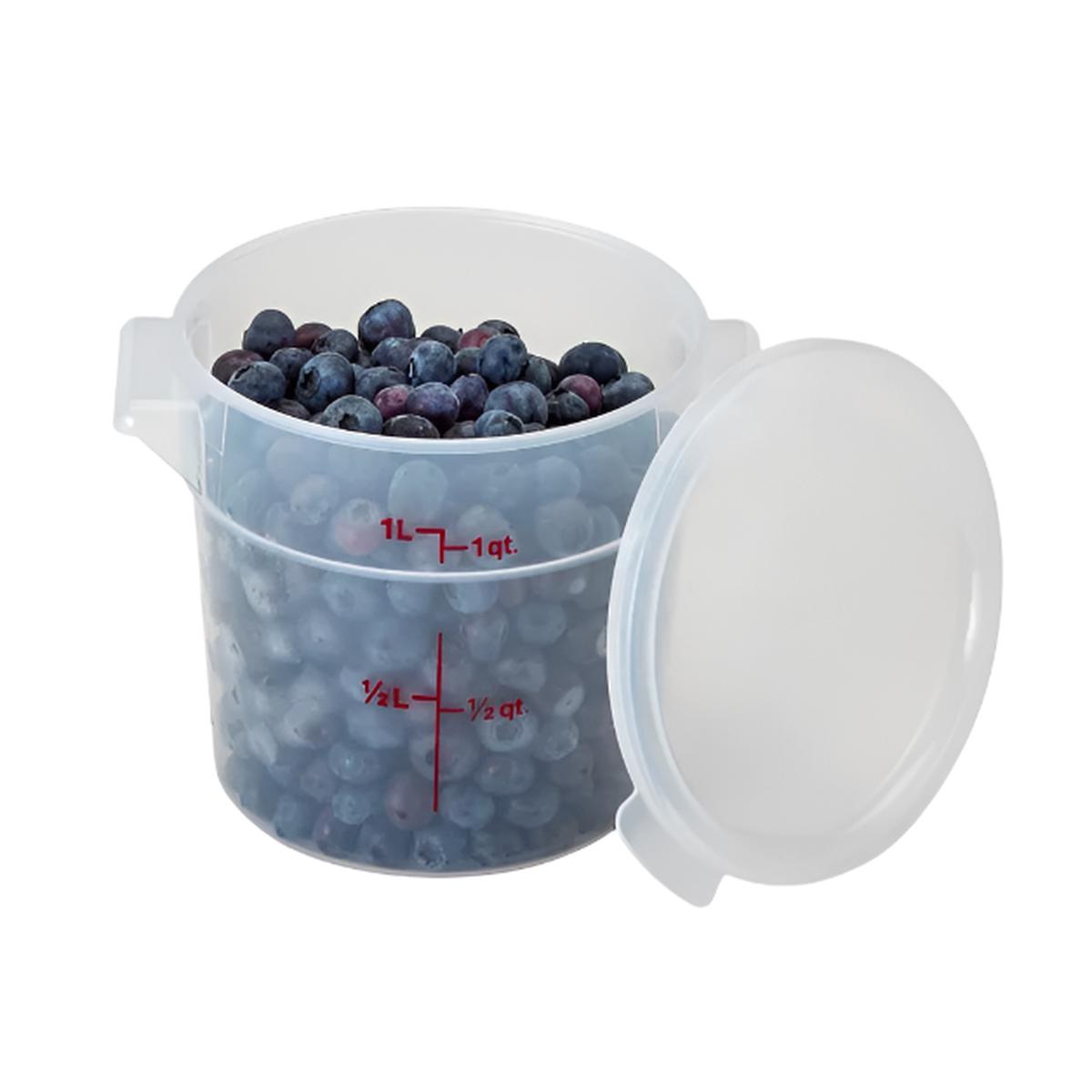 CAMBRO 1 QT RND W/LID