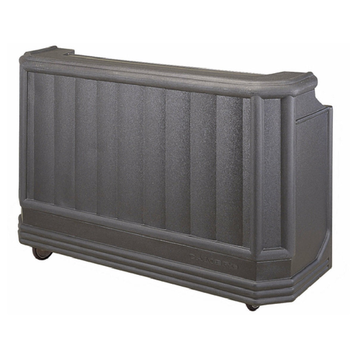 Cambro BAR730PM191 72-3/4 Inch Portable Bar Sealed-in Cold Plate Granite Gray