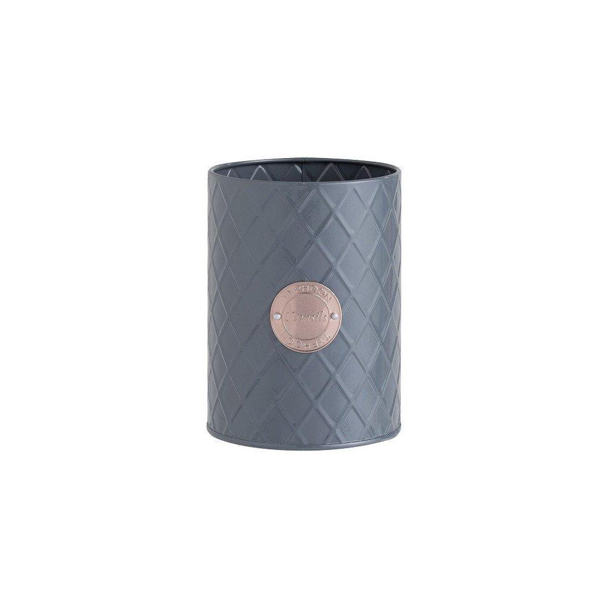 CANISTER – UTENSIL STORAGE – COPPER – GREY