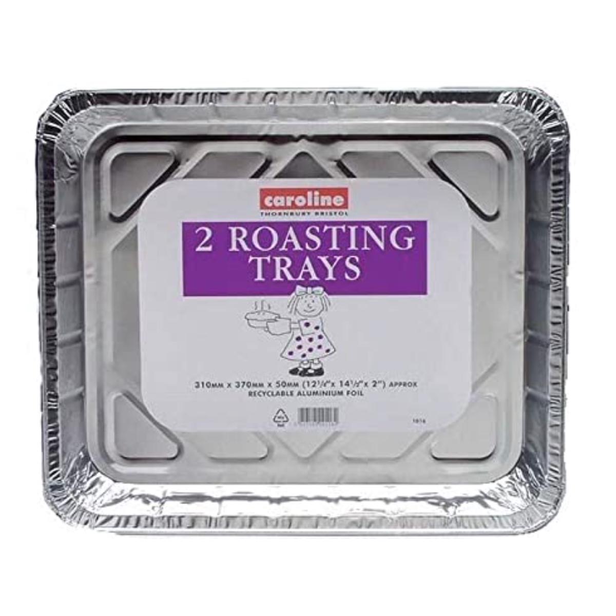 Caroline Oven Roasting Foils 400 x 340 x 45mm 2pk 1016