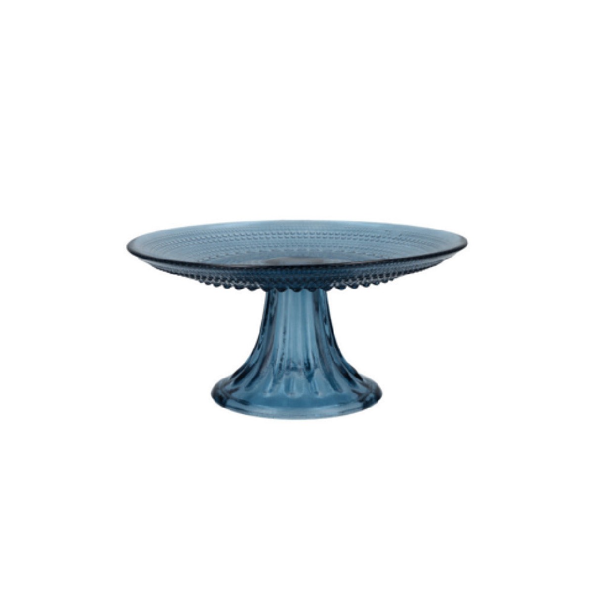 Fortessa JUPBL.CAKE.08 8.5 Inch Blue Cake Display Stand with Cornflower Finish