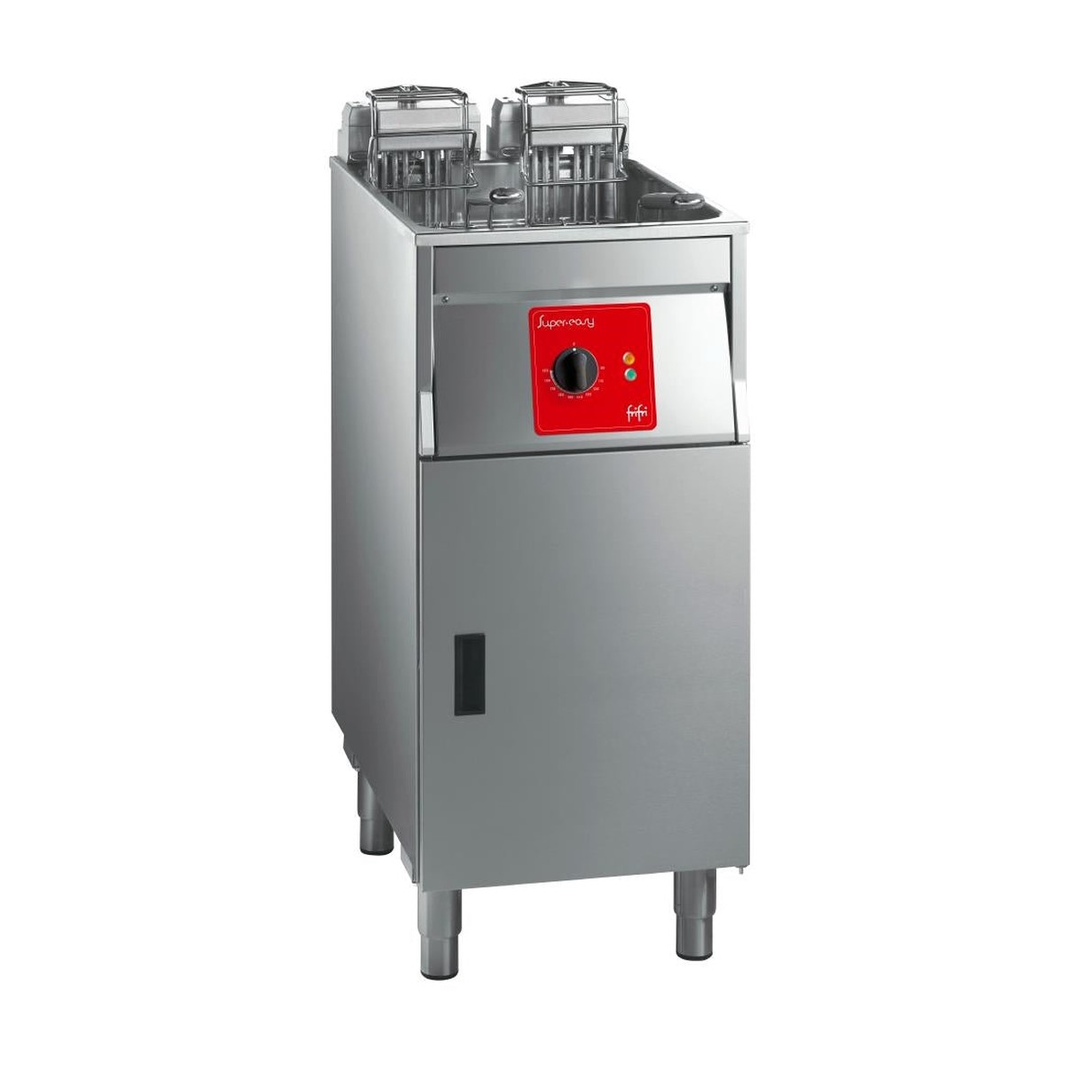 FriFri Super Easy 412 Electric Free-Standing Single Tank Fryer with Filtration 2 Baskets 15kW – Three Phase