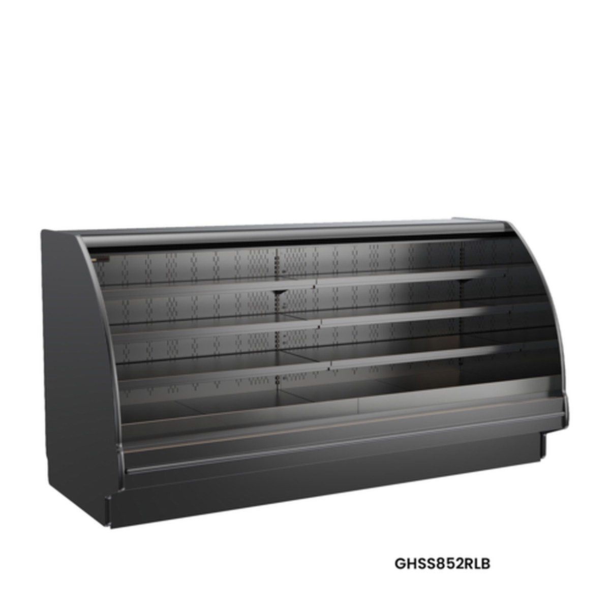 GHSS452RLB (CURVED) | 48′ | Display Case, Refrigerated, Self-Serve
