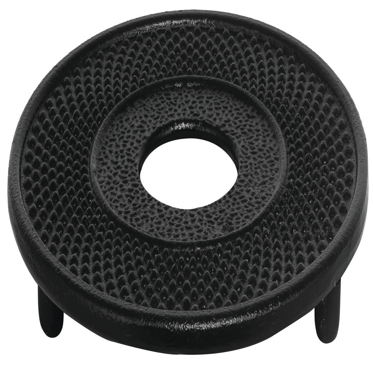Hobnail Cast Iron Trivet, 13cm Diameter – Black