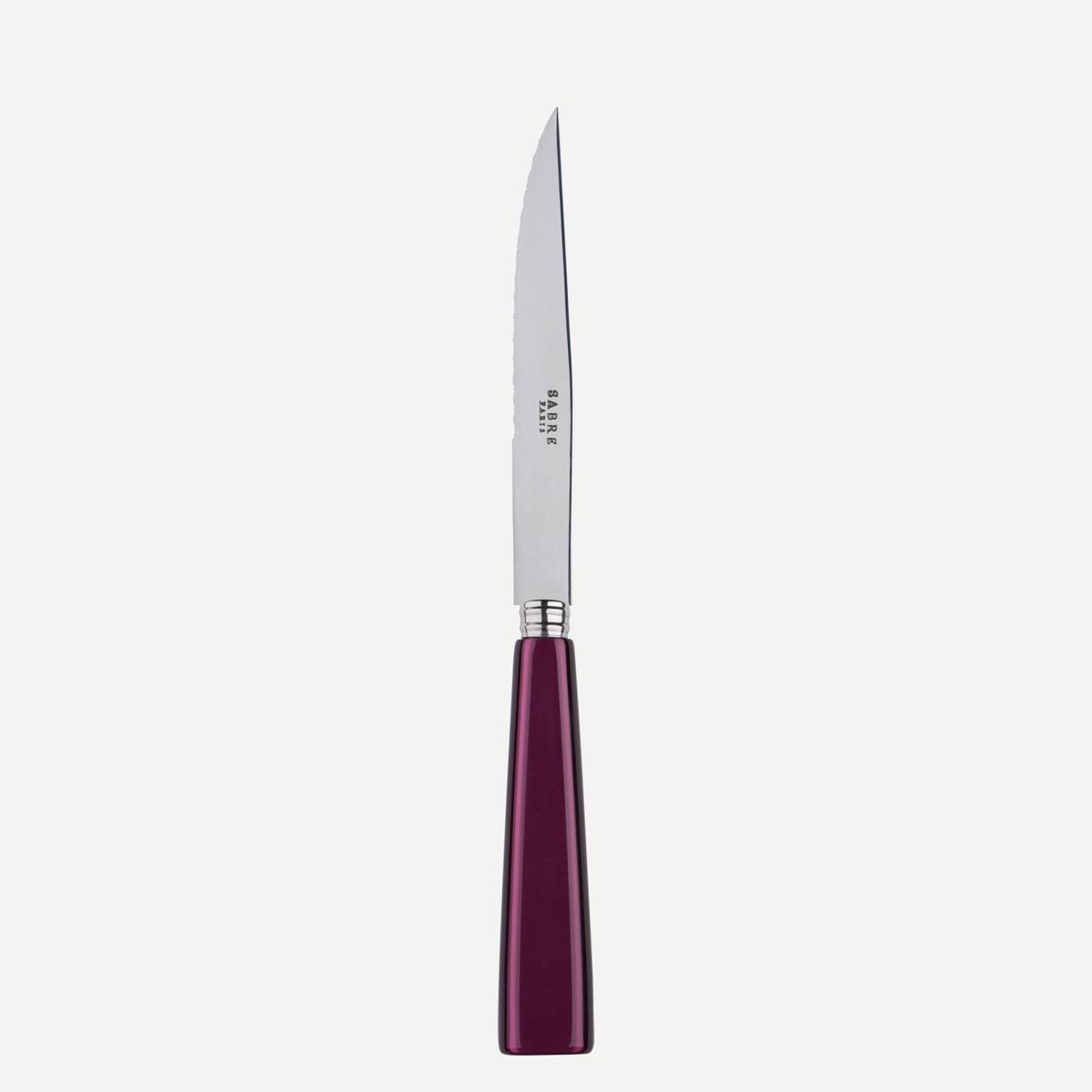 Icne, Aubergine – Steak knife