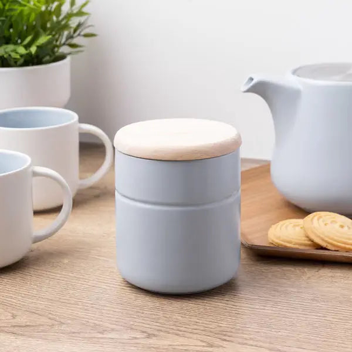 Maxwell Williams Tint Cloud Porcelain Kitchen Storage Jar – 600Ml