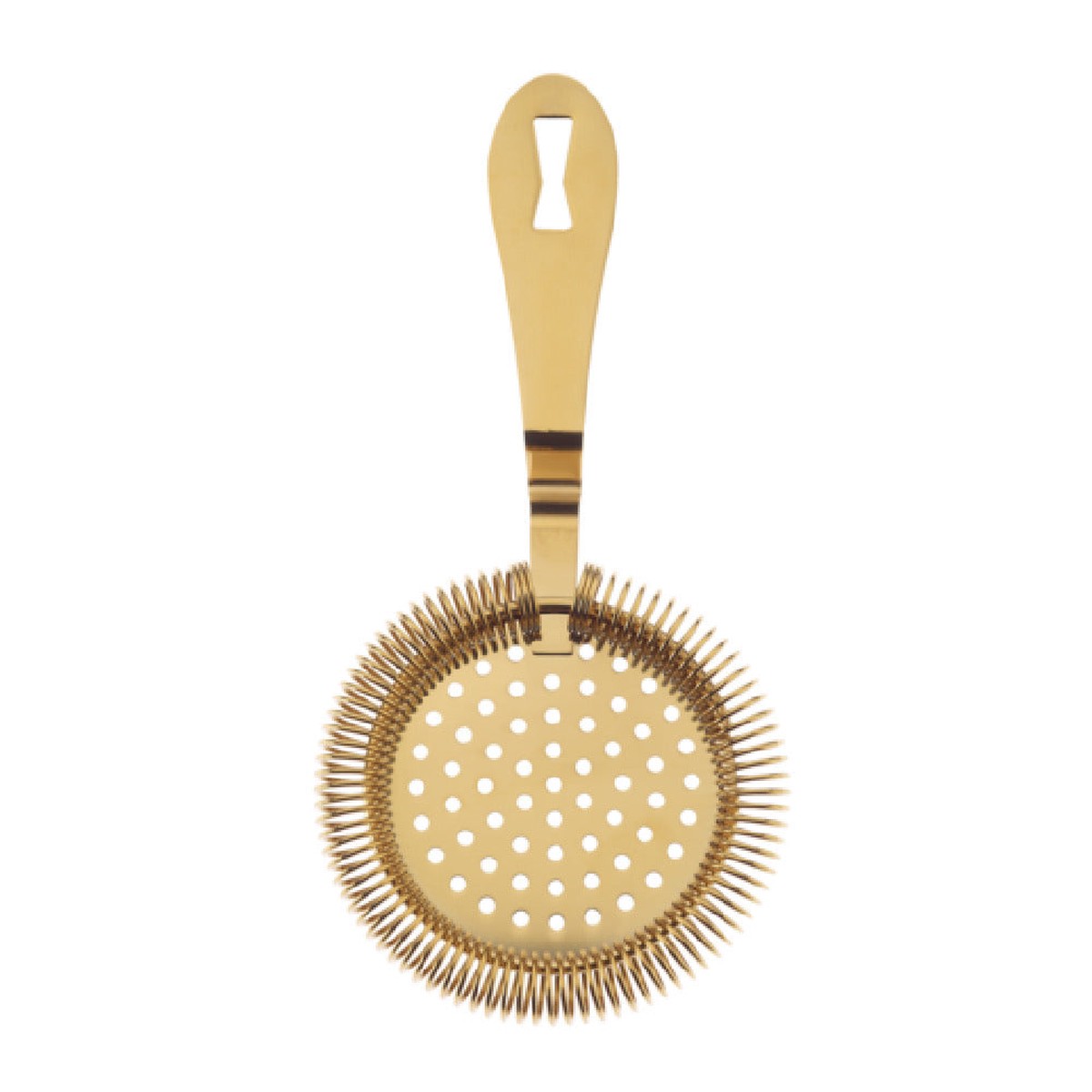 Mercer Culinary M37218GD 7 1/4 Inch Bar Strainer Stainless Steel Gold-Plated Finish