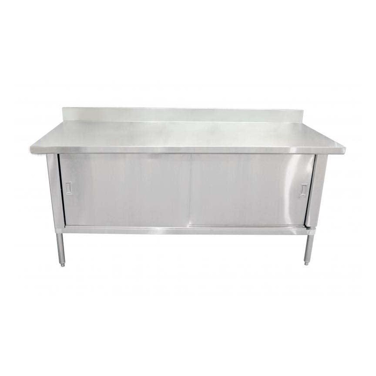 Nella 30″ x 48″ Stainless Steel Knockdown Worktable Overhang Edge – 24406