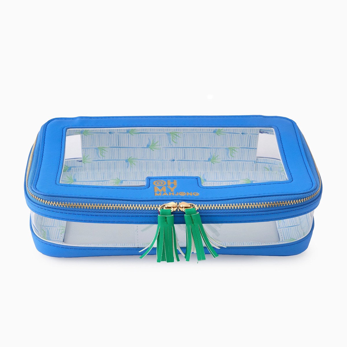 Oh My Mahjong – Blue Tile Storage Bag