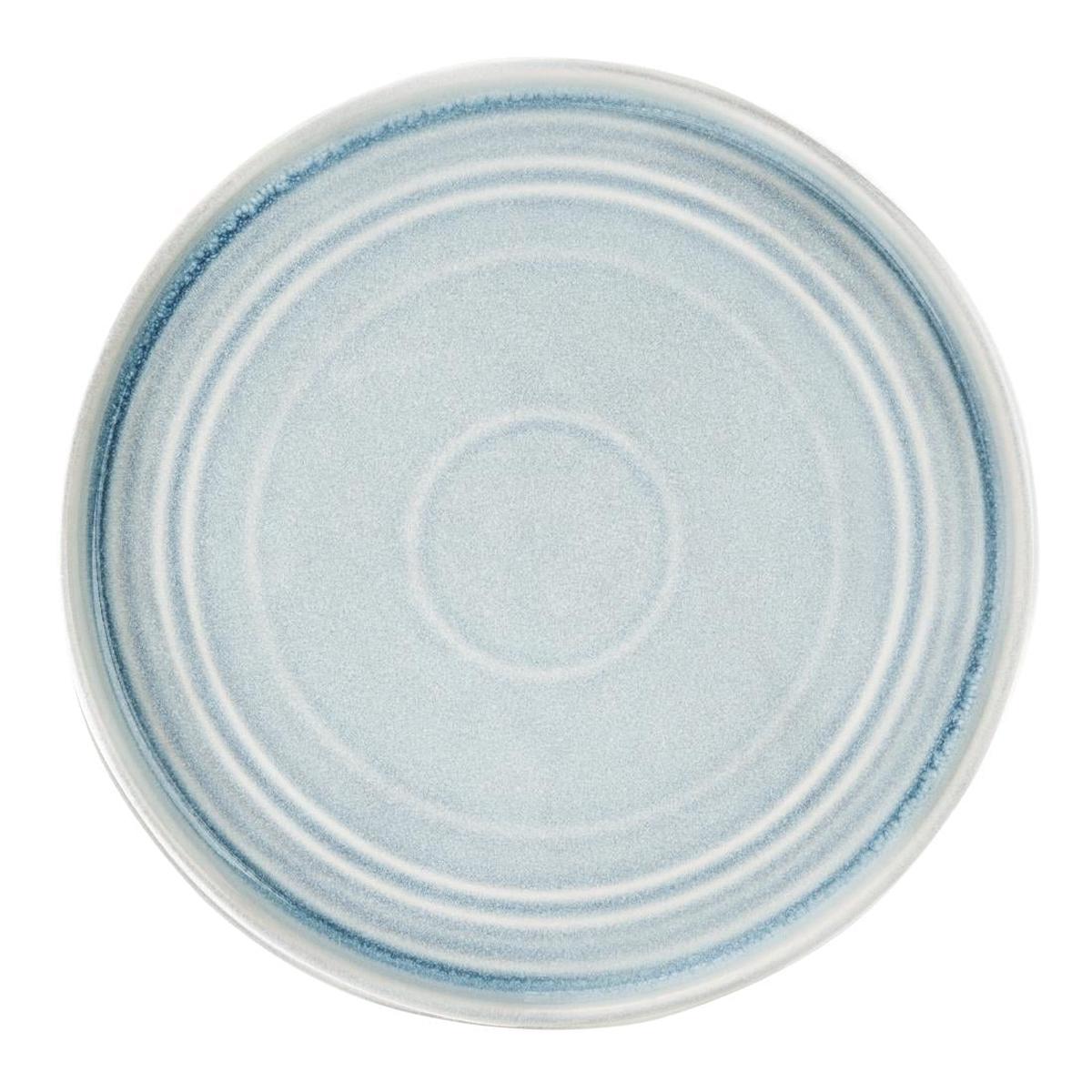 Olympia Cavolo Ice Blue Flat Round Plate – 270mm 10 2/3″ (Box 4) PAS-FB569