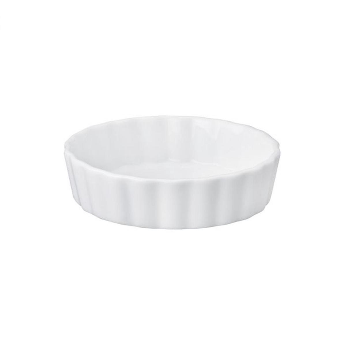 PORCELAIN ROUND CREME BRULEE DISH 5″