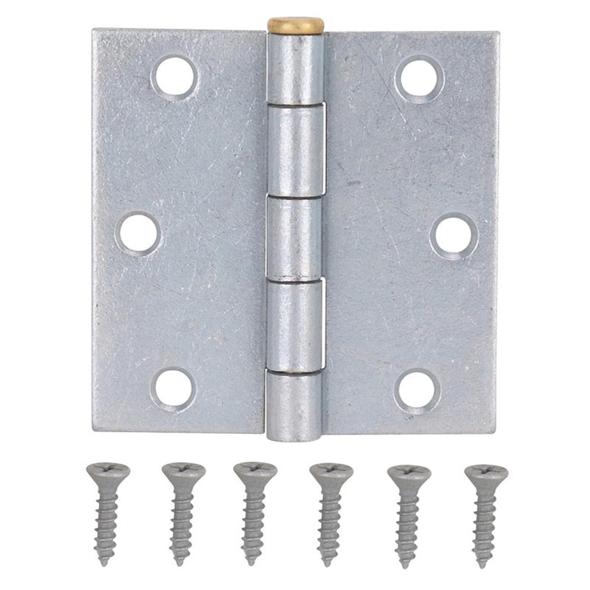 Prosource Door Hinge Square 3X3″ Corner -Galvanized