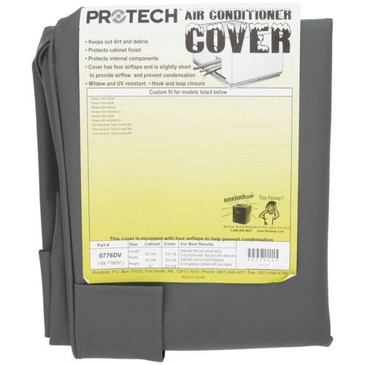 Rheem 68-776DV 33-3/4″ x 33-3/4″ x 31″ Condenser Cover