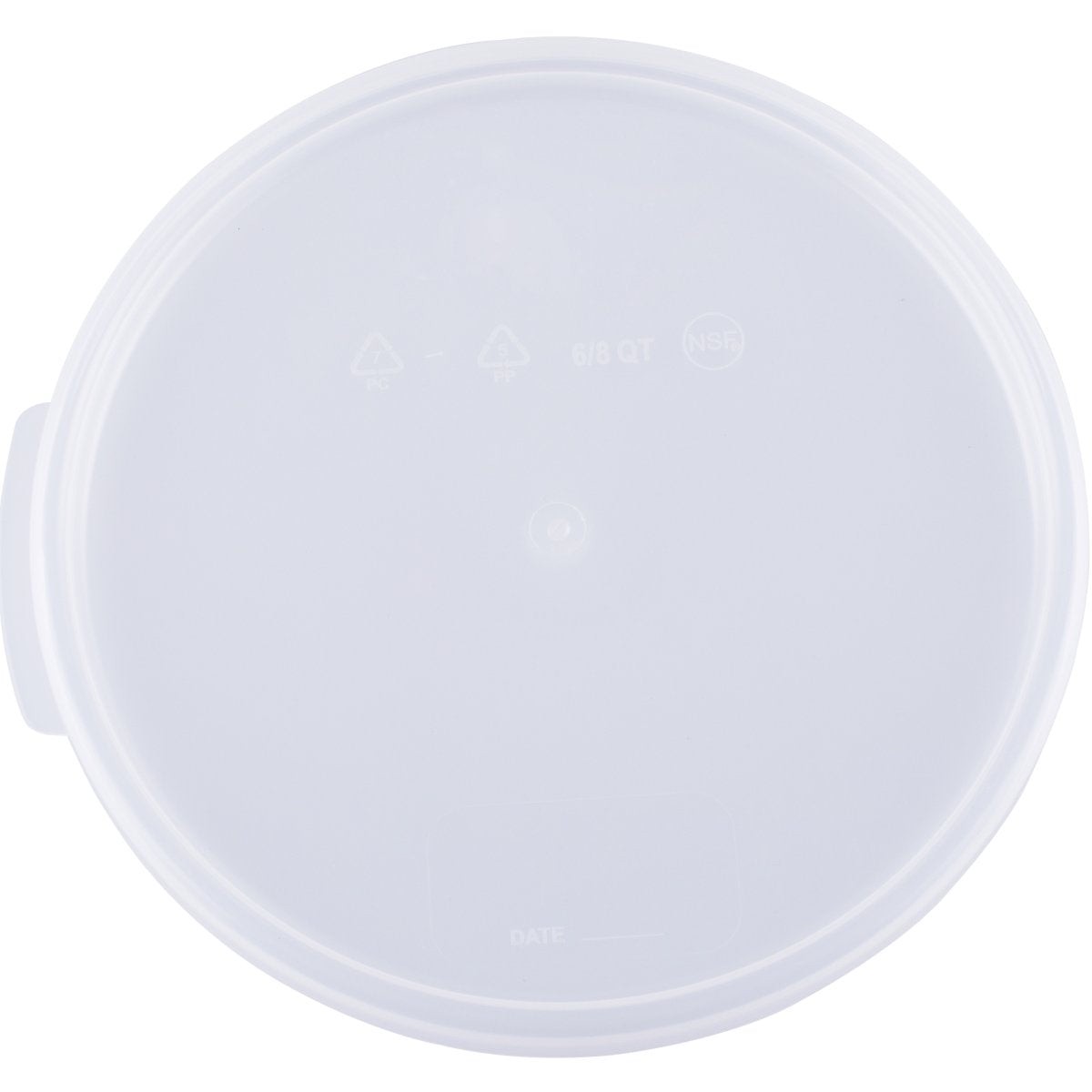 Round Lid for RSC6 and RSC8 Food Storage Containers | RLID68
