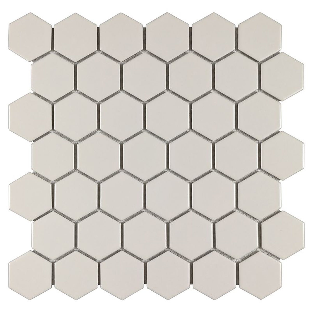 Serenity Pearl Beige 2″ Hexagon Matte Porcelain Mosaic Tile – Lux Tile