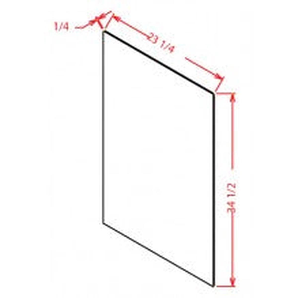 Shaker Dove 23 1/4″ W x 34 1/2″ H Base Skin Panel