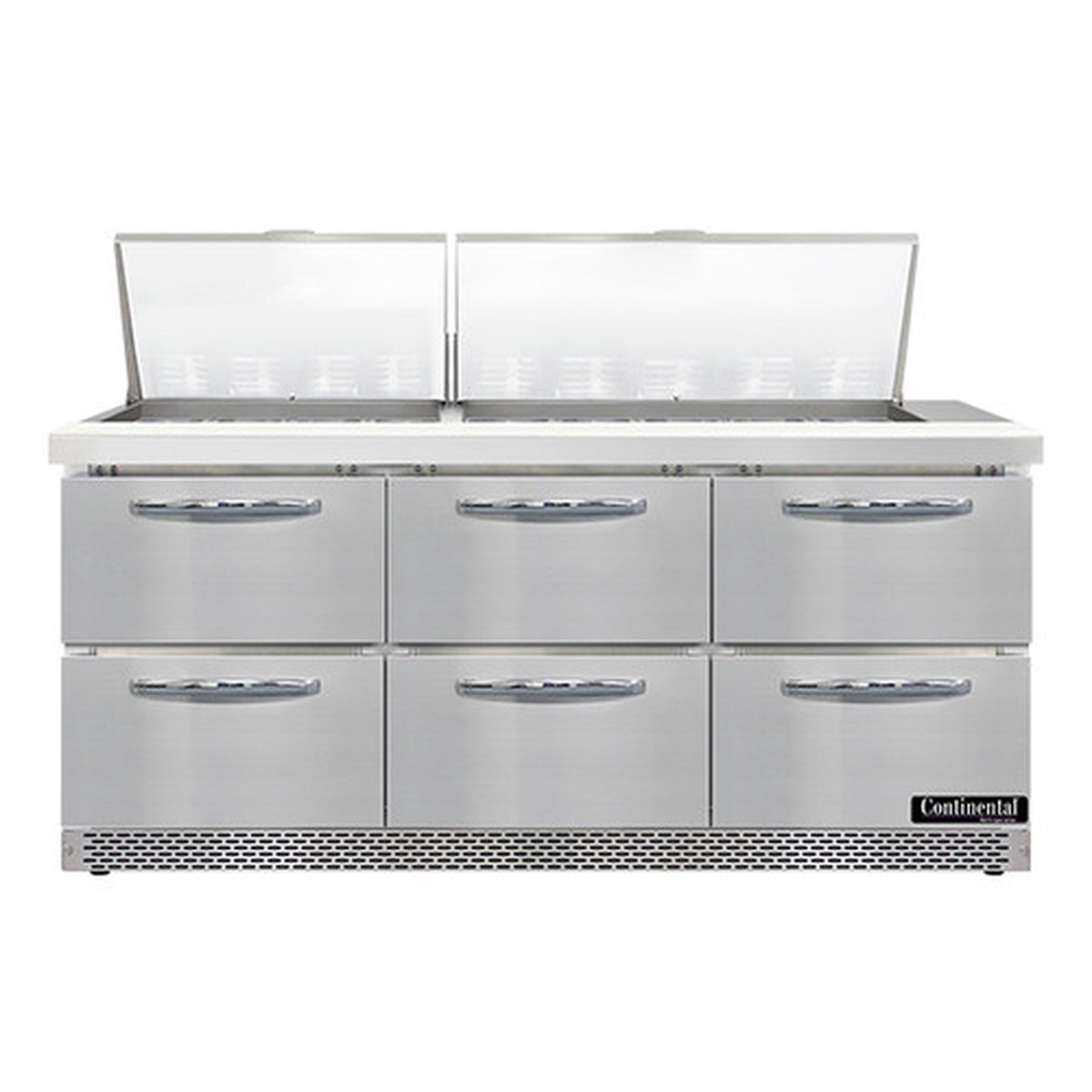 SW72N27M-FB-D | 72′ | Refrigerated Counter, Mega Top Sandwich / Salad Unit
