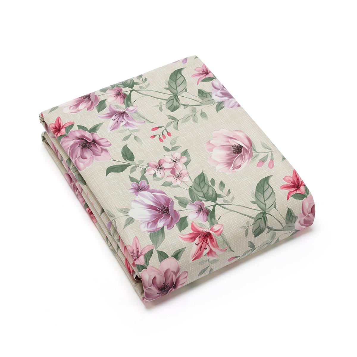 Tablecloth – Eclosion de fleurs Grey