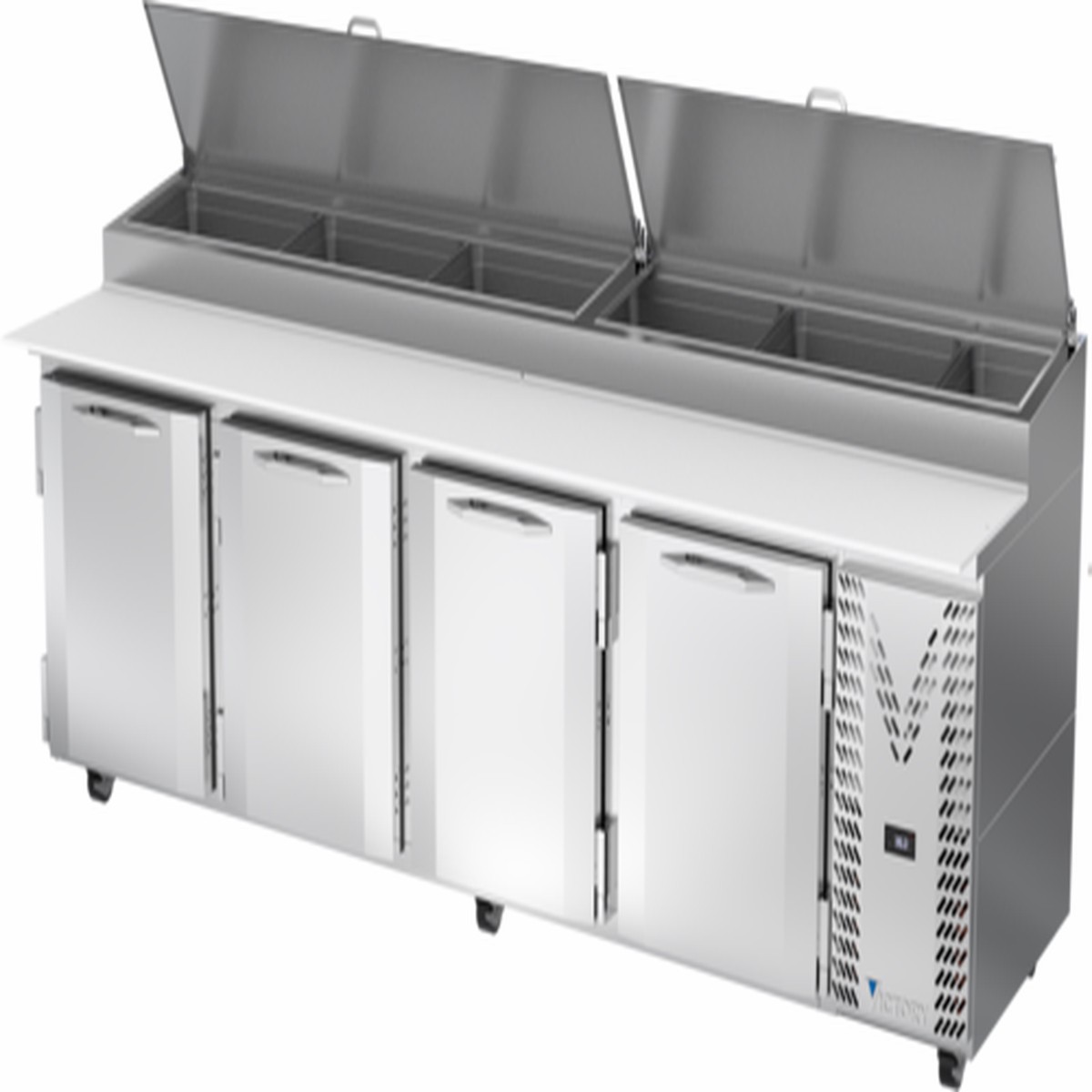 VPP119HC | 118′ | Refrigerated Counter, Pizza Prep Table