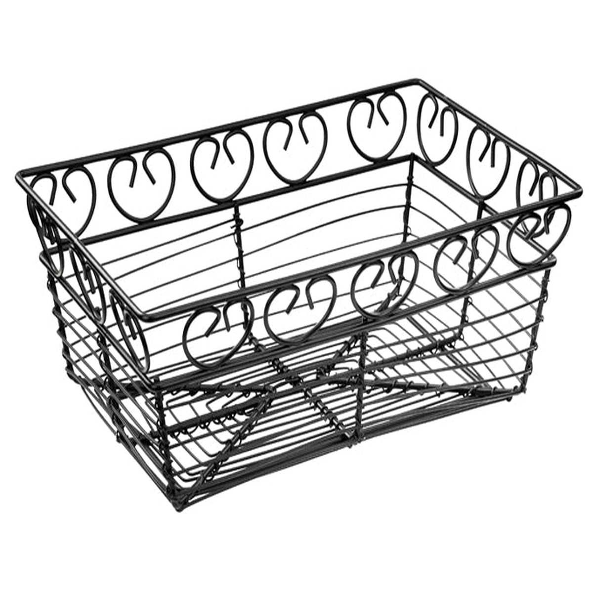 Winco WBKG-9 9″ Long Rectangle Metal Bread Basket