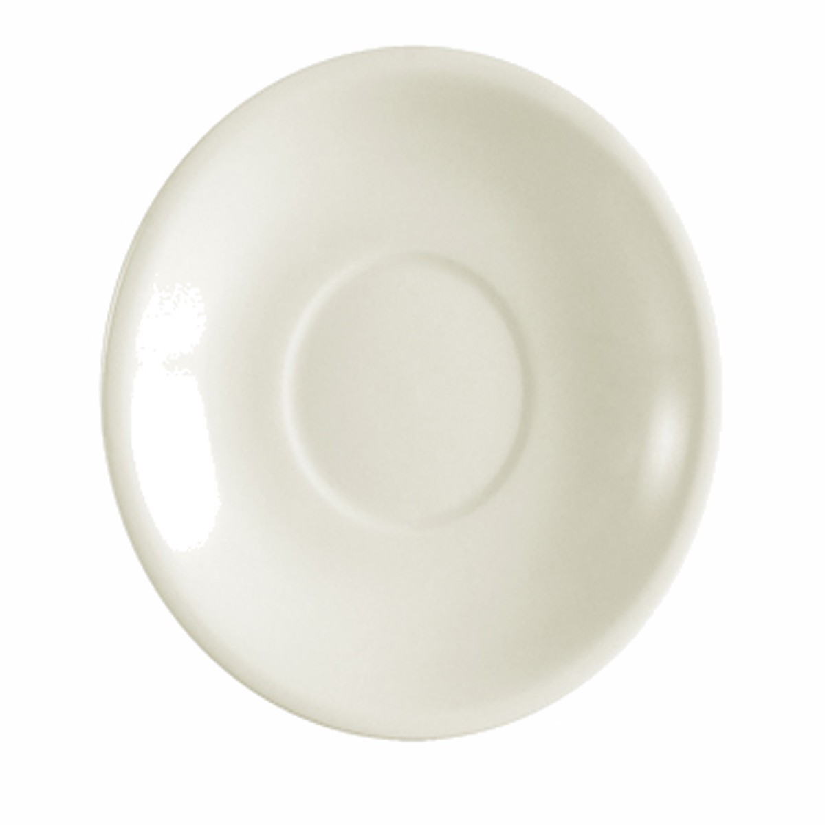 CAC China REC-2 Saucer, 6″ dia. x 1″H, round, rolled edge