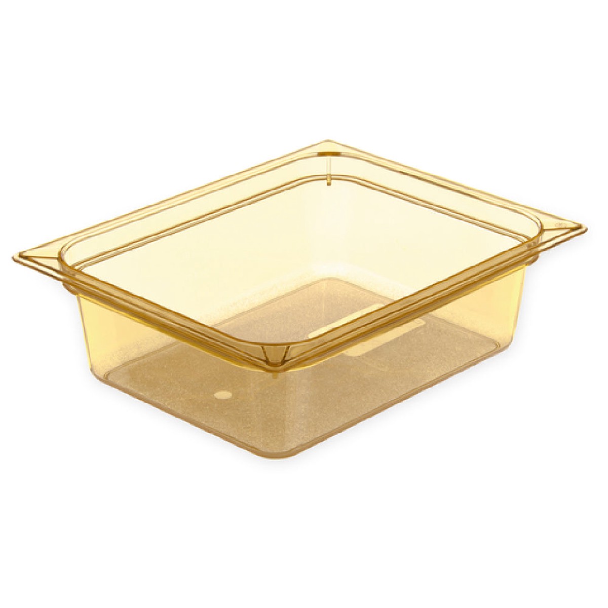 Carlisle 10421B13 12 Inch 5.5 Quarts High Heat Food Pan Amber BPA Free