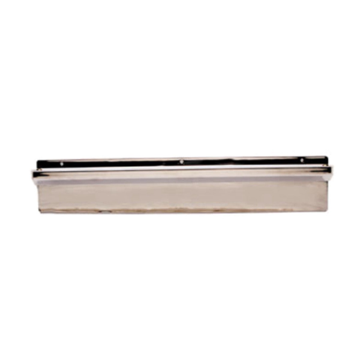 Crestware TR48 48 Inch Heavy Duty Ticket Rail with Hardware Stainless Steel