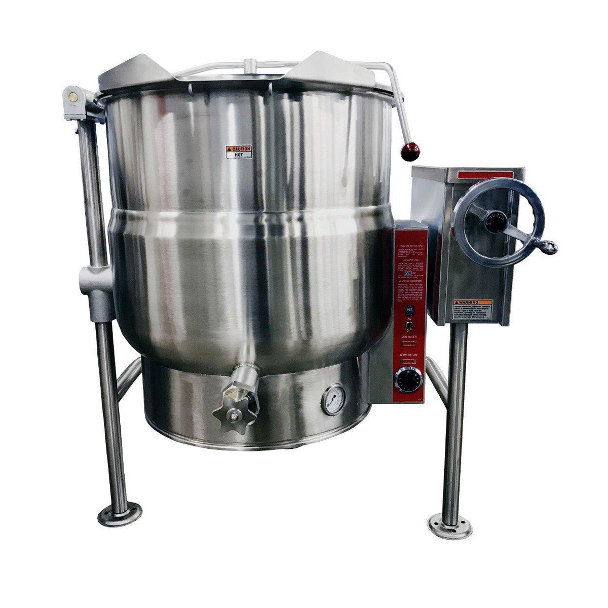 Crown ELT-30 30-Gallon Electric Tilting Steam Kettle – 208V