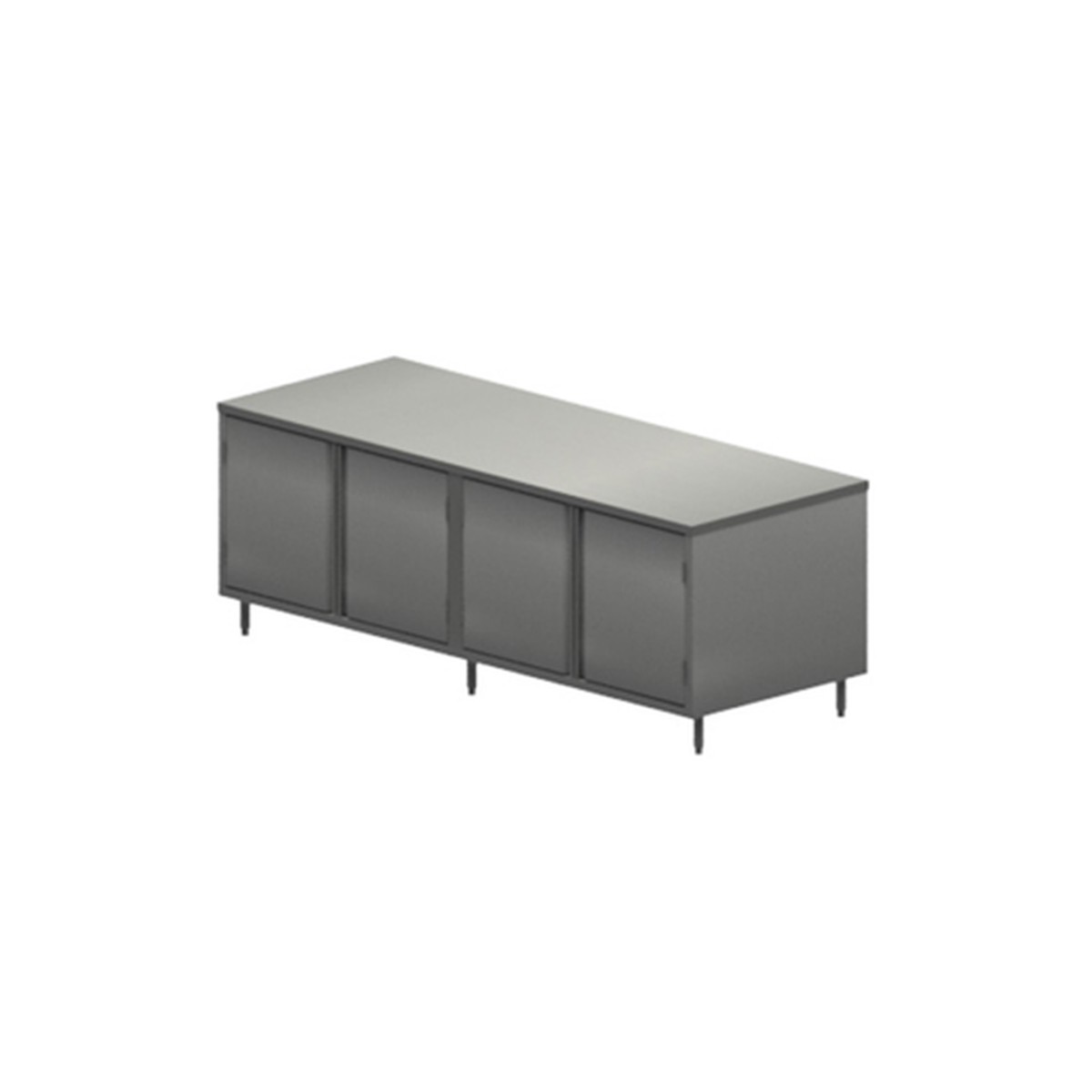 CST-30120HL2 | 120′ | Work Table, Cabinet Base Hinged Doors