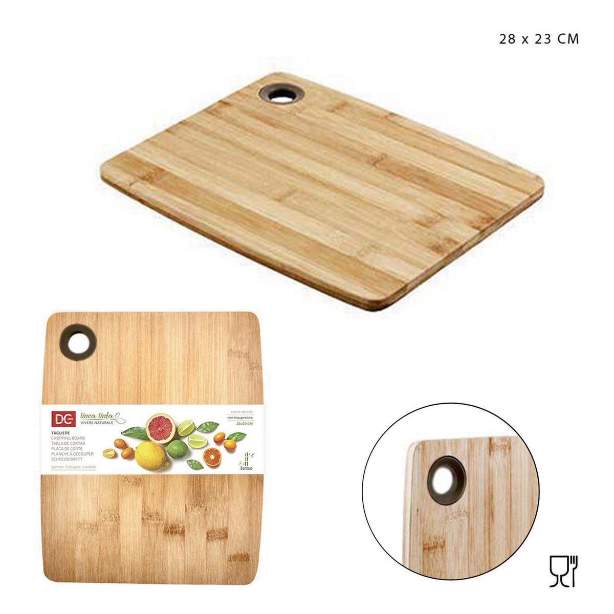 Dc Tagliere Bambu 28X23X1Cm