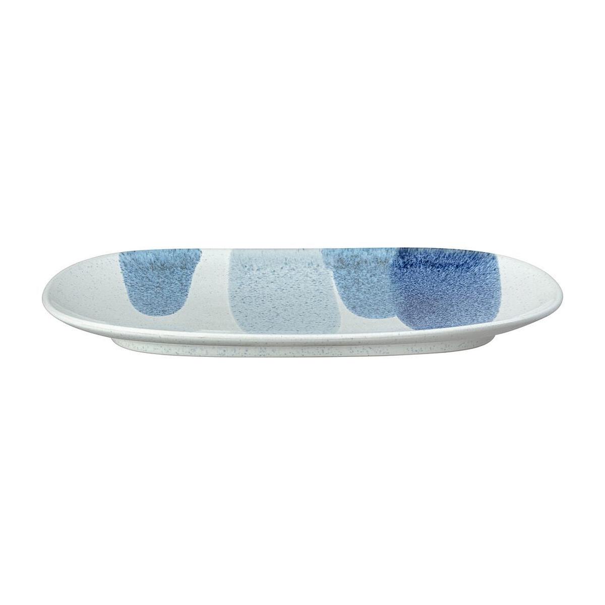 Denby Studio Blue Accent Large Oblong Platter – Default Title
