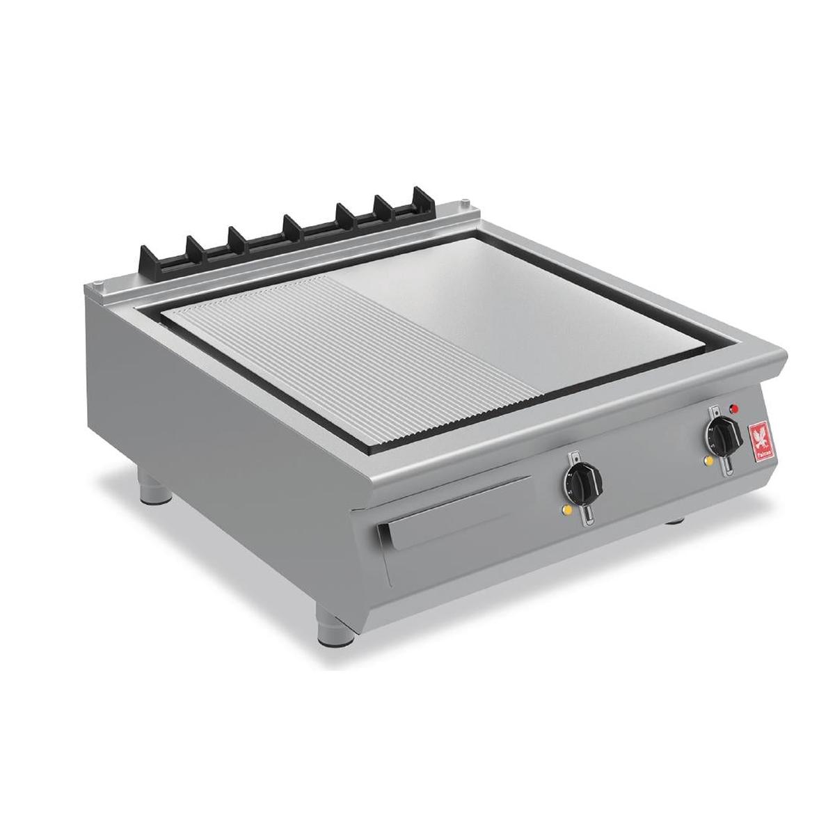 Falcon F900 800mm Half-Ribbed Steel Griddle E9581R – HC081