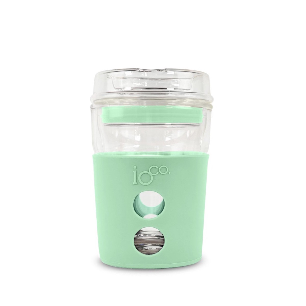 Ioco Glass Travel Mug 8oz – Misty Mint