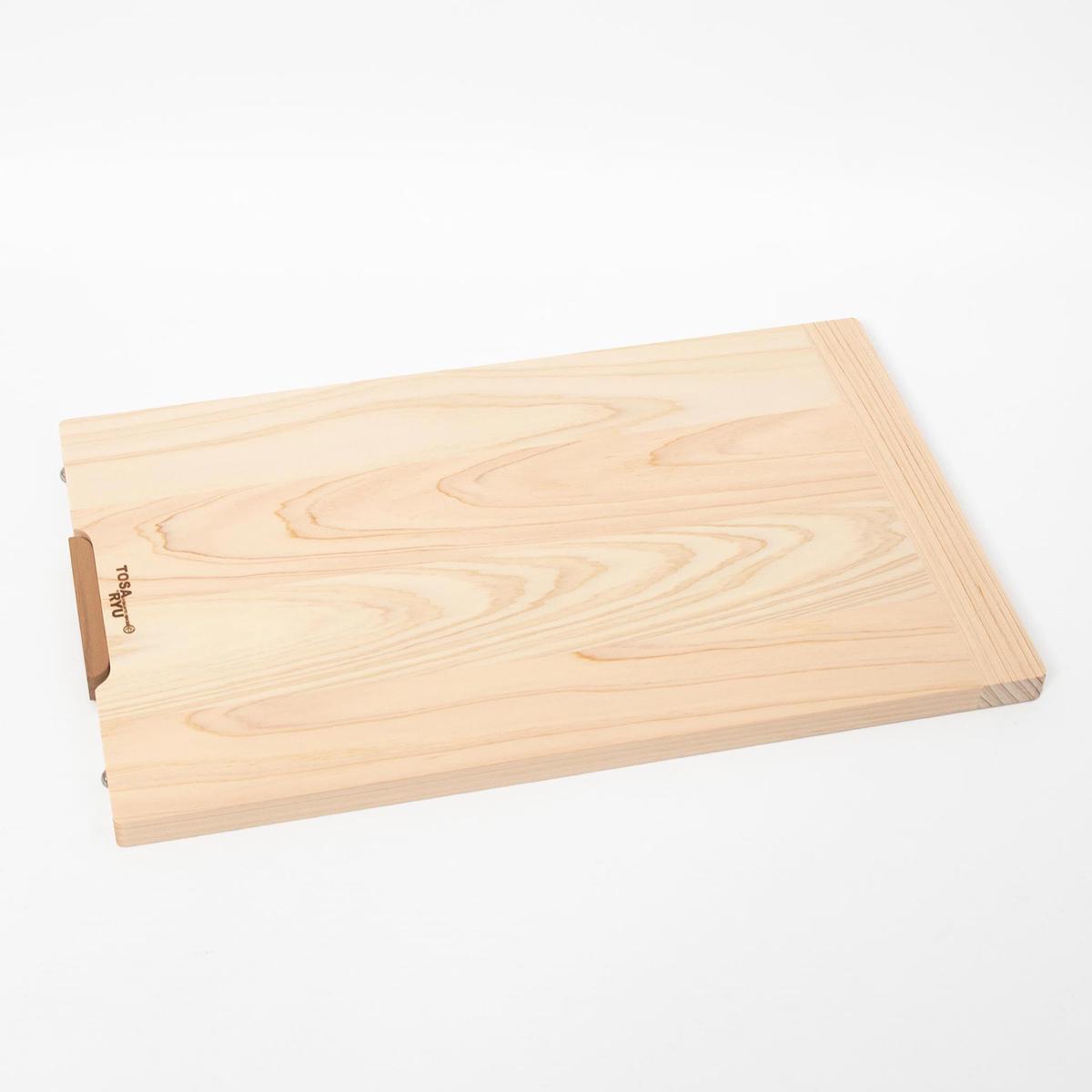 Japanese Hinoki Cypress Chopping Board with Stand  Shikoku Premium Wood