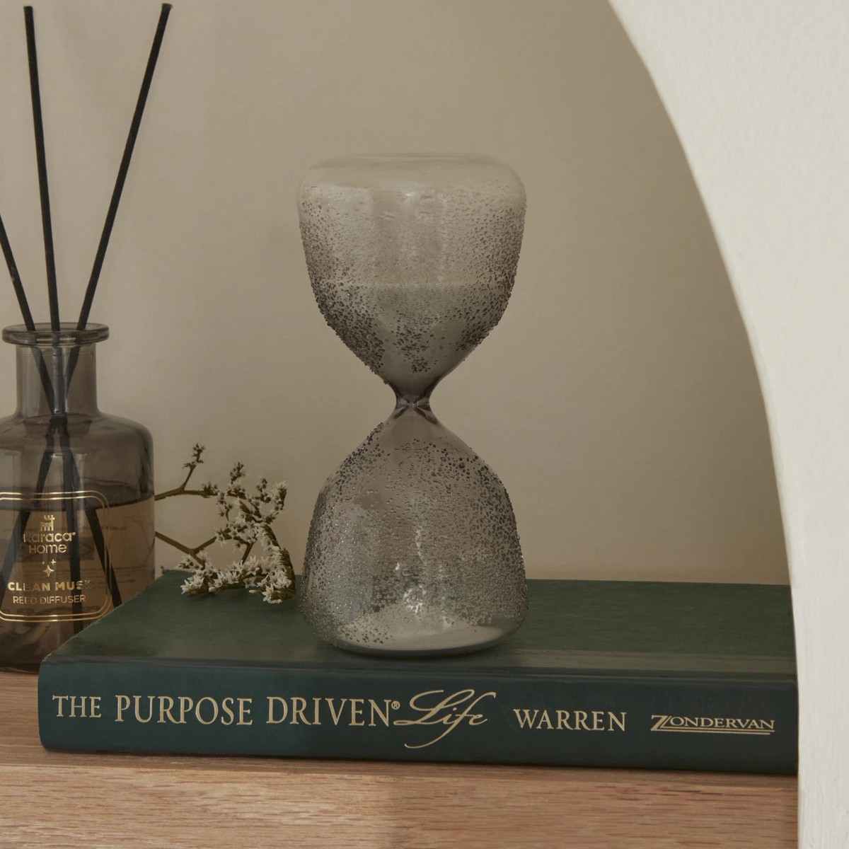 Karaca Home Trigon 10 Min. Hourglass, 7.3×15.5cm, Grey