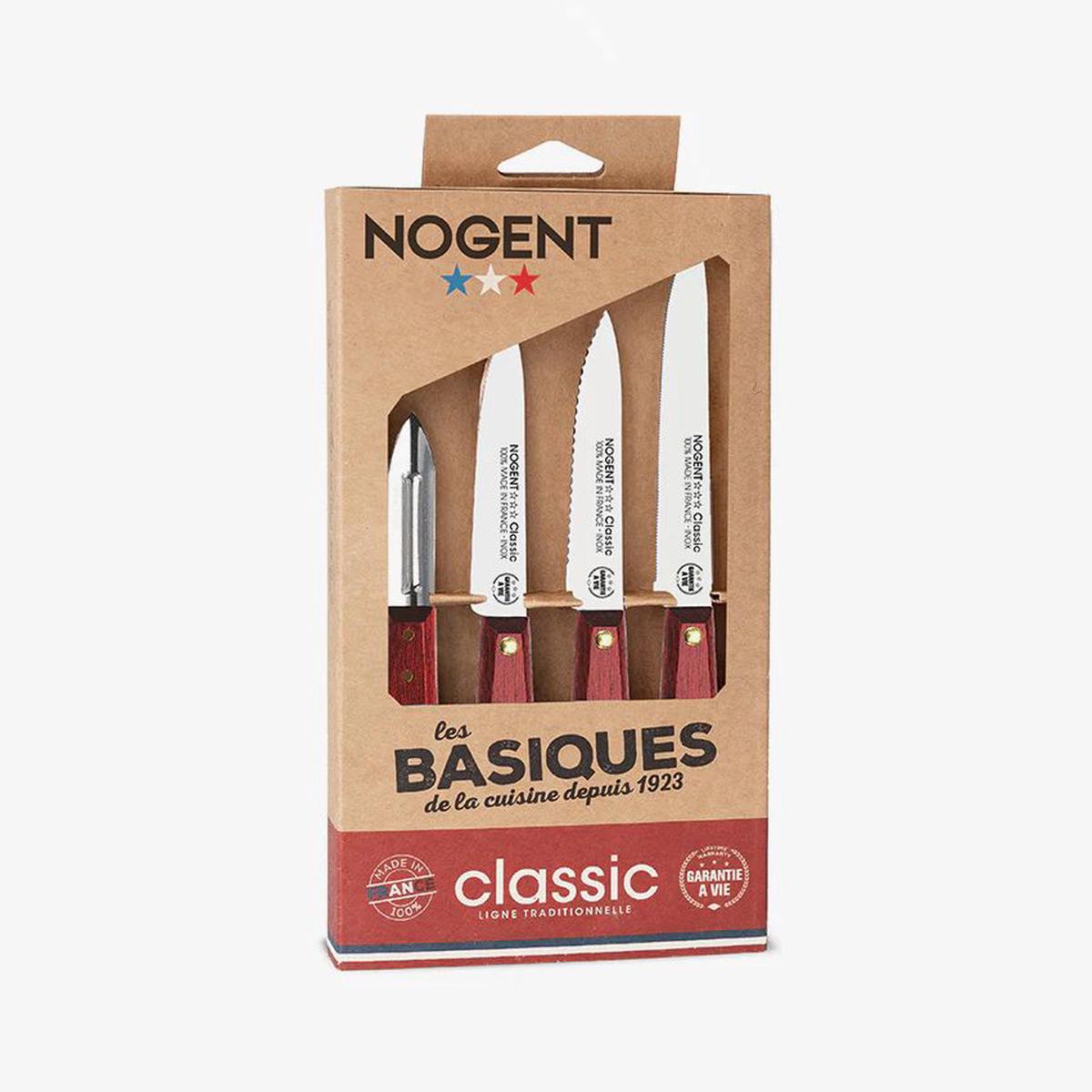 Nogent Classic Hornbeam Kitchen Essential 4 pc Set – Made in France – CLEARANCE