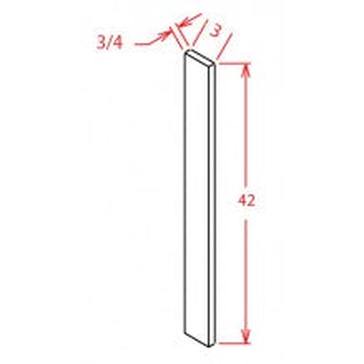 Rustic Shaker 3″W x 96″H Tall Filler