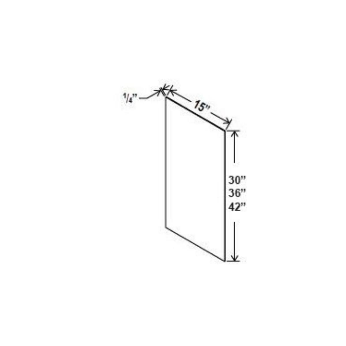 Shaker Aberdeen Green Wall Skin Panel – 15″W x 30″H x 1/4″D