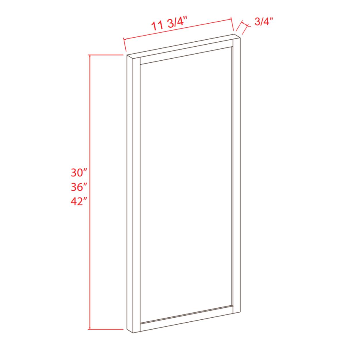 Slim Shaker Aberdeen Green Wall Decorative Door Panel – 11 1/2″W x 35″H