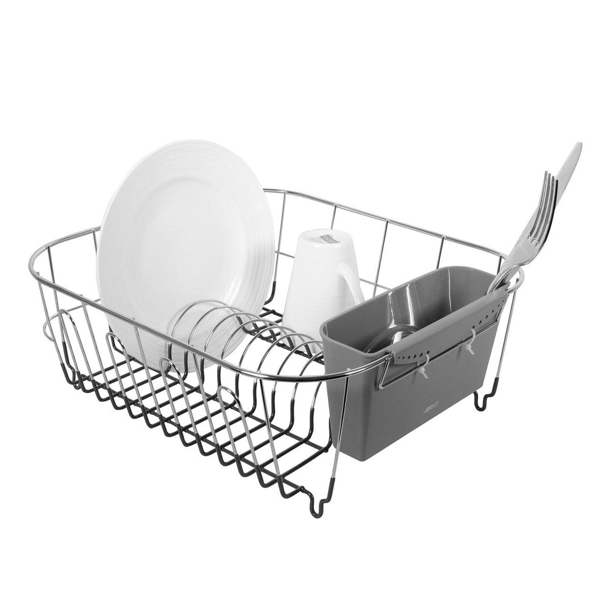 Slimline Small Dish Rack – Grey